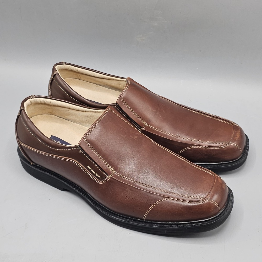 GH Bass Cameron Brown Leather Slip On Loafers Men's 9 M 2013